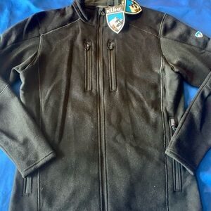 Kuhl Black Performance Jacket with Full Zip and Stand Up Collar (brand new)